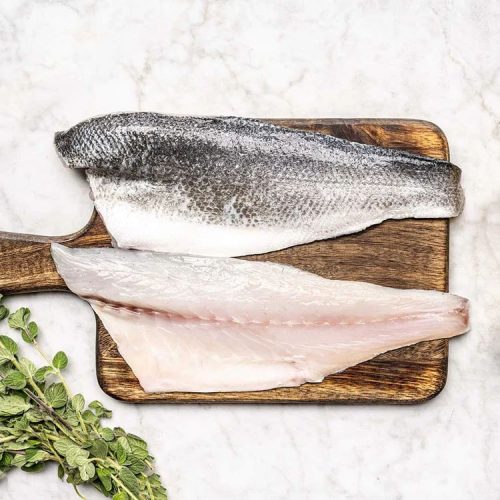 Branzino filé bőrrel, fagyasztott 120-160gr/db (1kg)