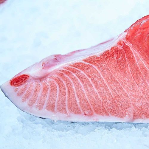 Kékúszójú tonhal (Bluefin) hasaalja, hűtött 2+kg/db (előrendelés) (1kg)